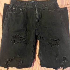 Aero Mom Jeans Black size 6